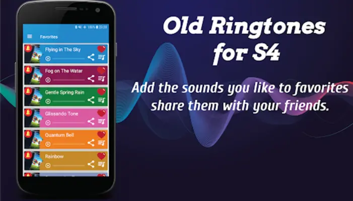 Old Ringtones for Galaxy S4 android App screenshot 0